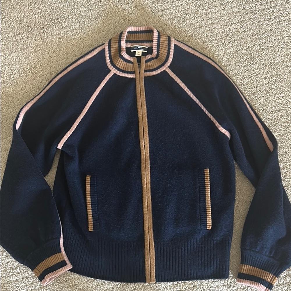 Women’s J Crew Cashmere Zip Up Jacket